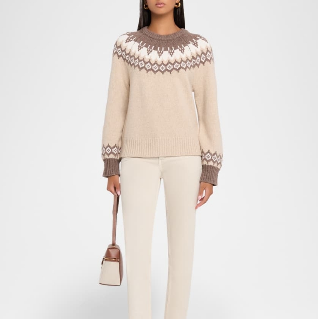 Big Sale! Rag & Bone Beth Fairisle Raglan Sweater
